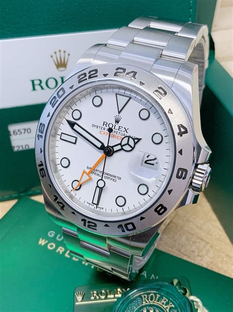 2001 rolex explorer ii white dial price|Rolex Explorer II .